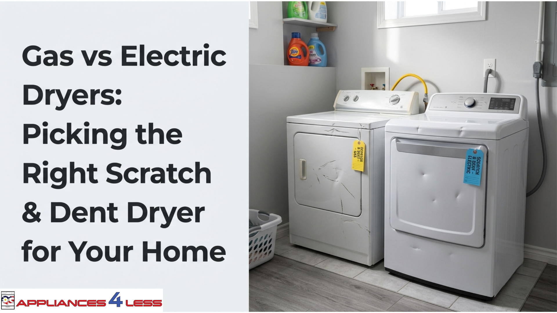 Gas vs Electric Dryers: Picking the Right Scratch & Dent Dryer for Your Home