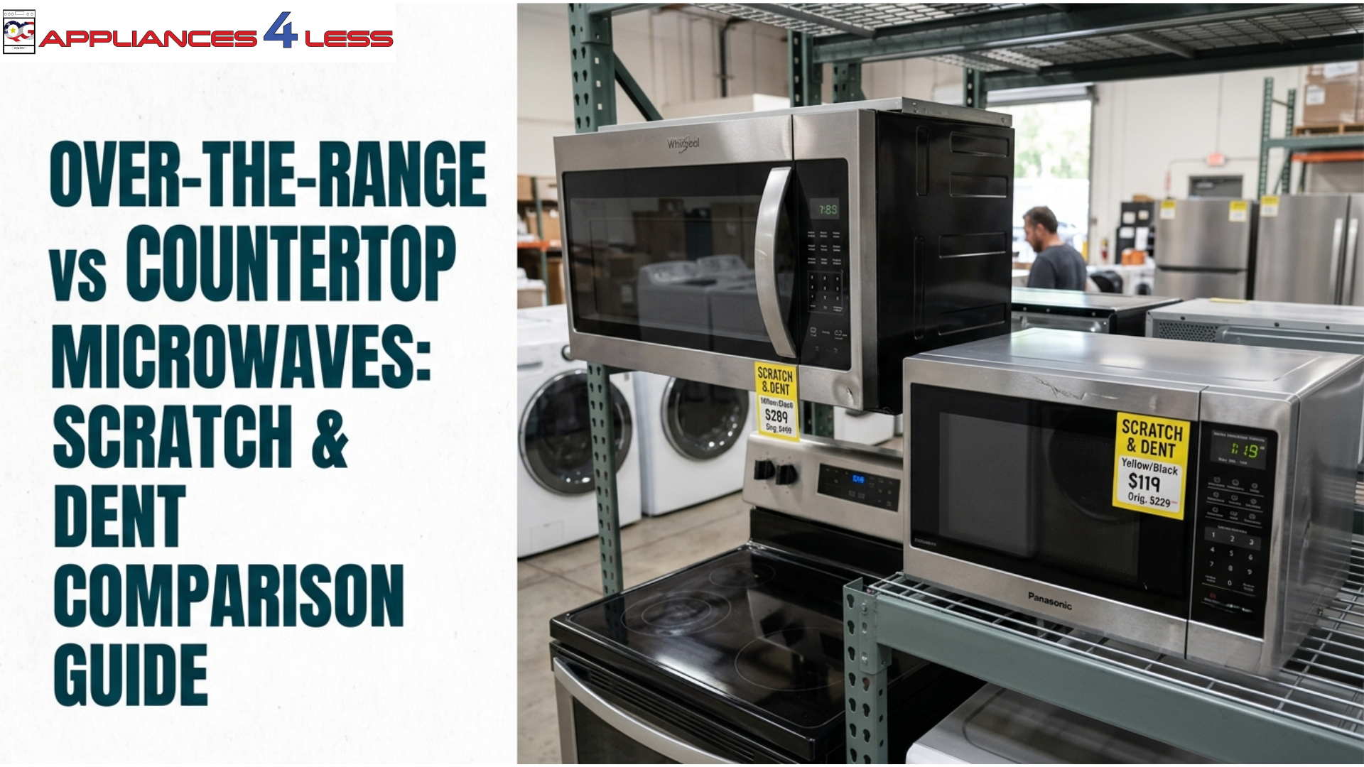 Over-the-Range vs Countertop Microwaves: Scratch & Dent Comparison Guide