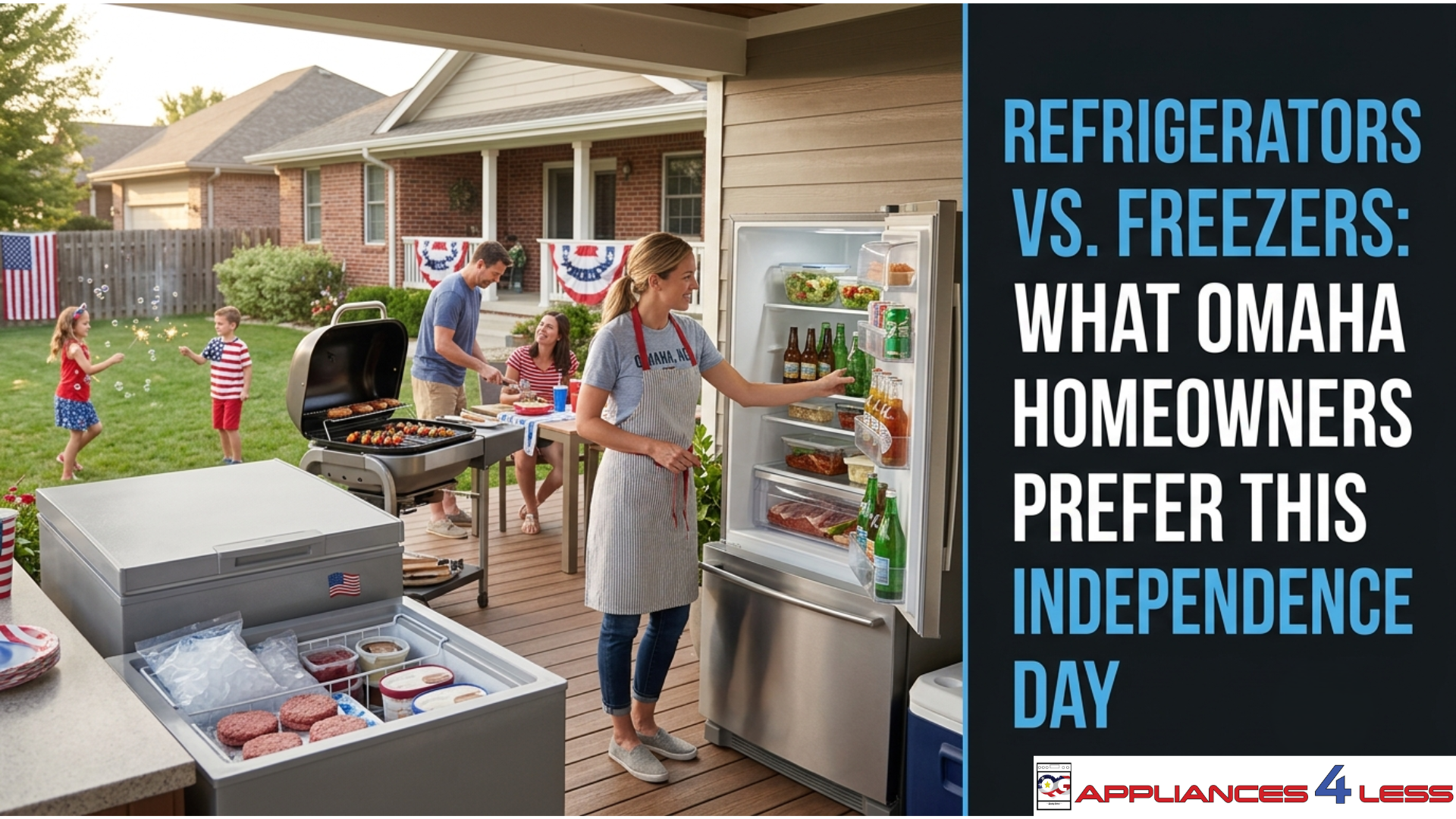 Refrigerators vs. Freezers: What Omaha Homeowners Prefer This Independence Day