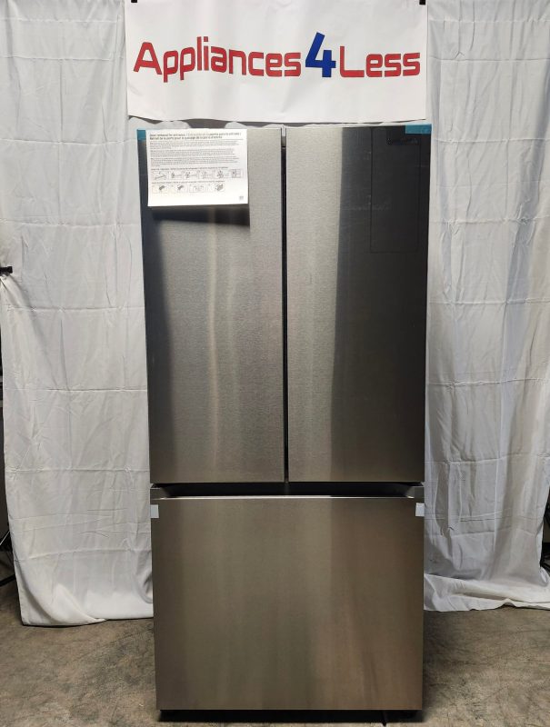 17.5 cu. ft. 3-Door French Door Smart Refrigerator in Stainless Steel, Counter Depth