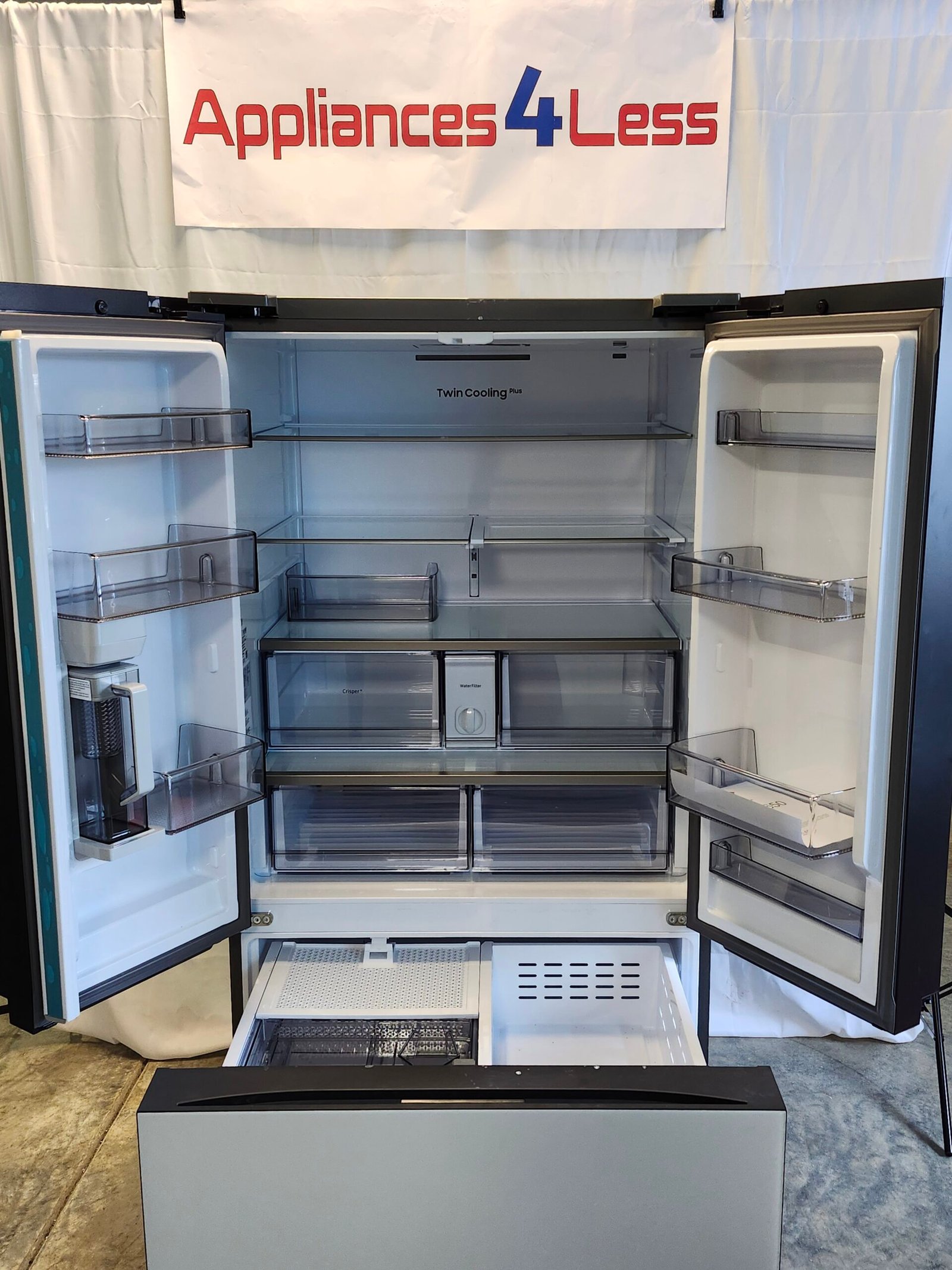 Bespoke 3-Door French Door Smart Refrigerator with Autofill - Image 2