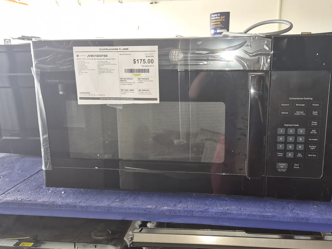 Over-the-Range Microwave 1.6 cu ft (black)