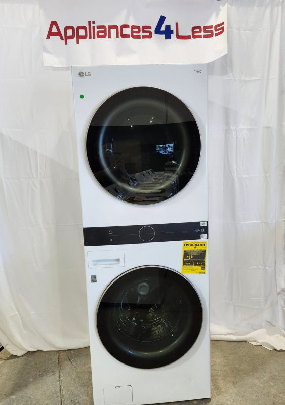 Single Unit Front Load LG WashTower™ with Center Control™ 4.5 cu. ft. Washer and 7.4 cu. ft. Electric Dryer